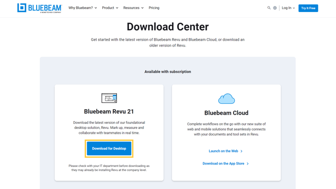 How to Download & Install Bluebeam Revu 21-step-01