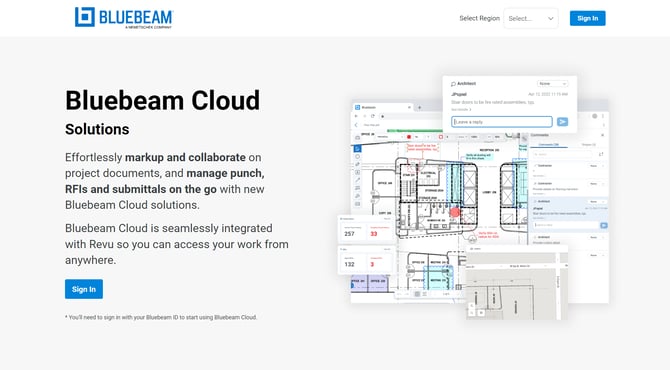Introduction to Bluebeam Cloud-step-01