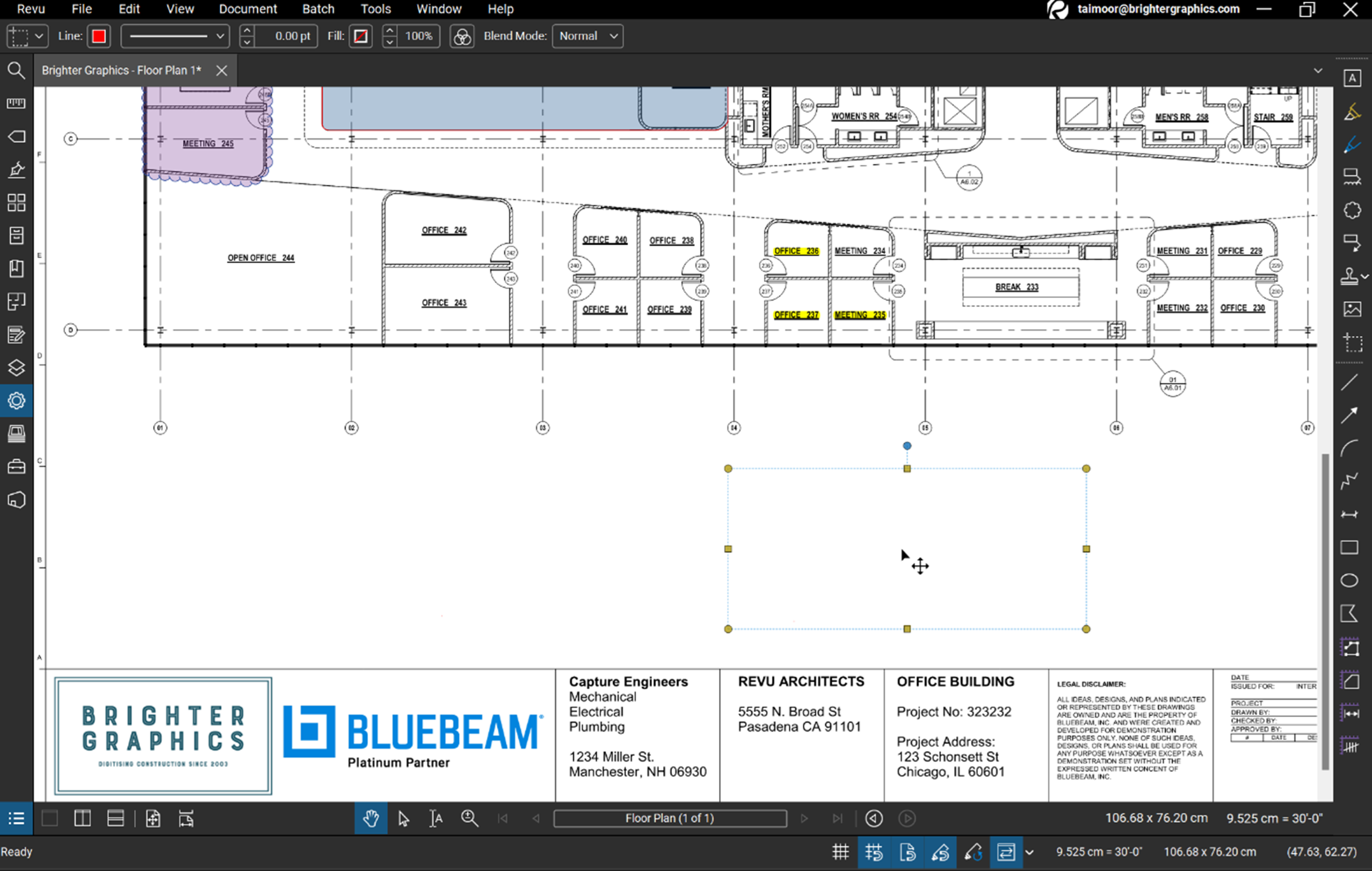 How to Highlight Objects Using the Snapshot Tool in Bluebeam Revu step 02